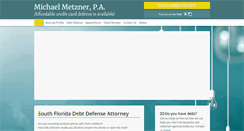 Desktop Screenshot of metznerlaw.com